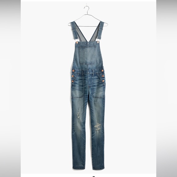 Madewell Overalls in Adrian Wash - Picture 2 of 4